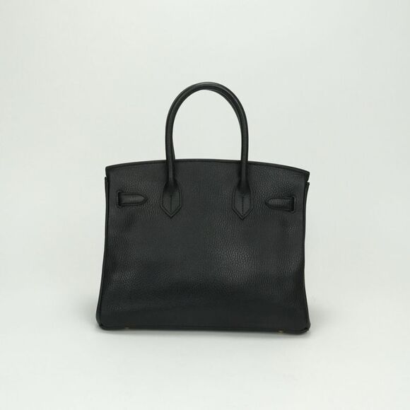 Hermes Birkin 30 Birkin 30 Bag Tote Bag Ardennes Noir Black Noir Black Gold - Picture 3 of 10